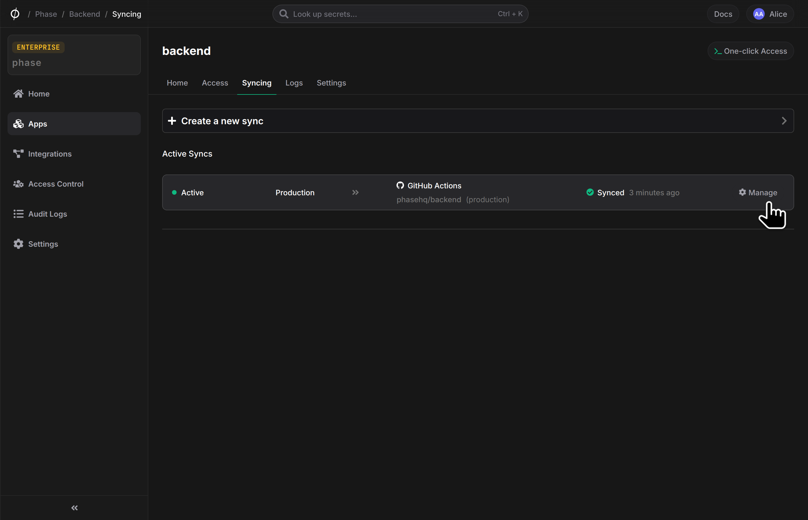 GitHub Actions sync card